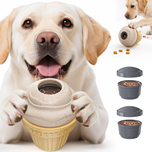 FWMB Dog Frozen Treat Toy, Long-Lasting Interactive Dog Toys to Keep Them Busy, Fillable & Freezable Birthday Gifts, Enrichment Toys for Puppy